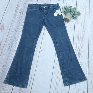 NWT Michael Kors Ladies Jeans Stretch Low Rise Boot Cut Size 6 Retails for $119
